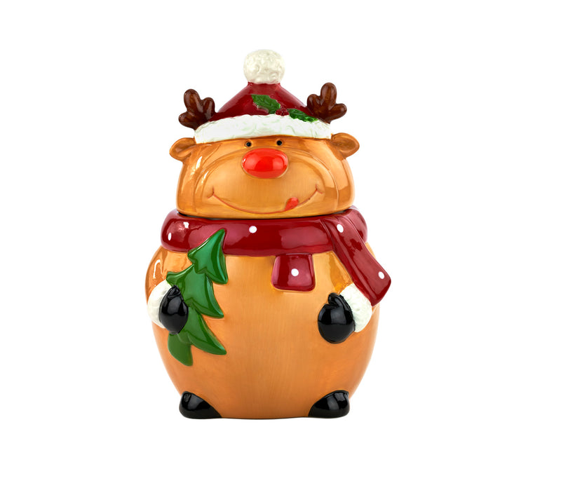 Reindeer Cookie Jar