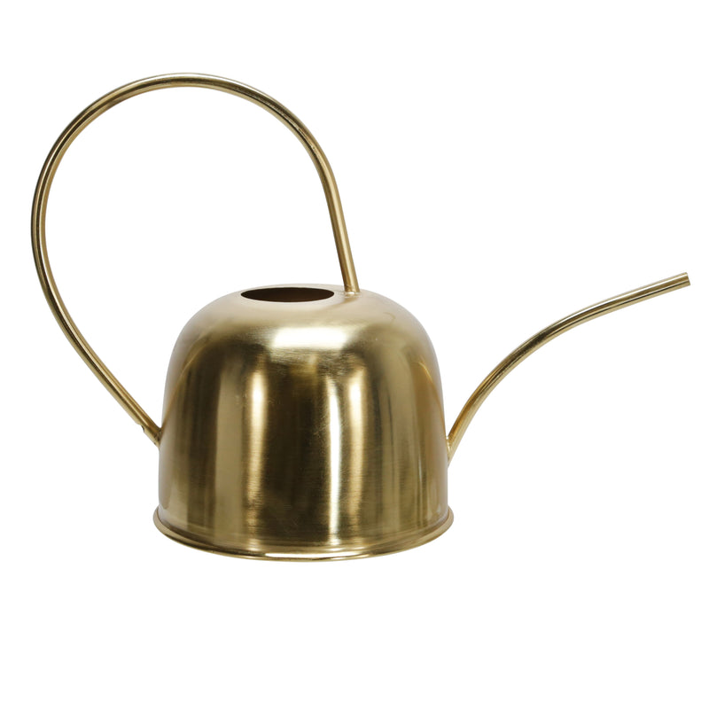 METAL 11" WATERING CAN, GOLD
