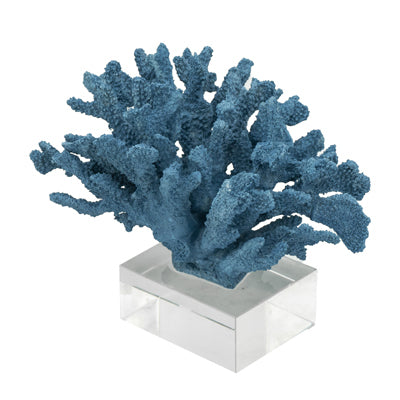 Faux Coral w/ base blue