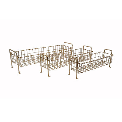 Rectangular Wire Baskets Large