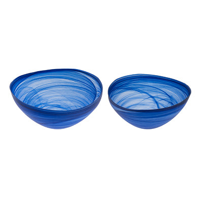 Bowl de vidrio Smokey Blue small