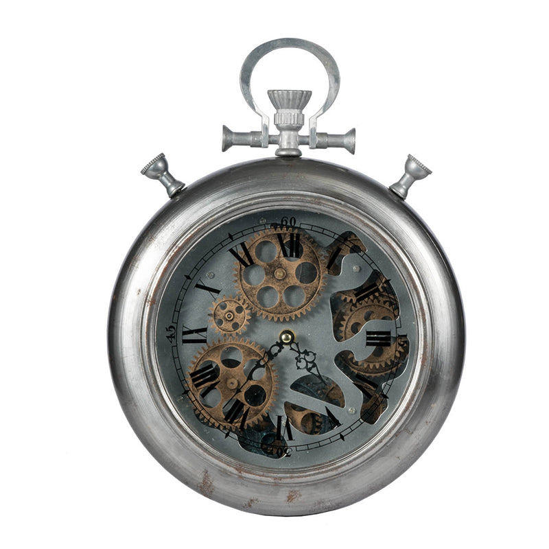 Hereford Clock Small Silver