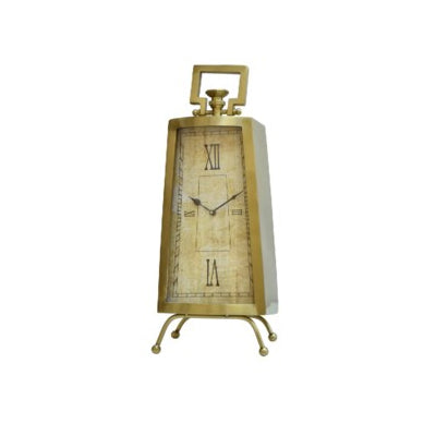 Curved Table Clock With Handle