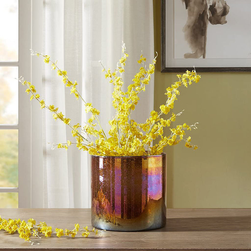 Tate Coco Luster Glass Hurricane Medium