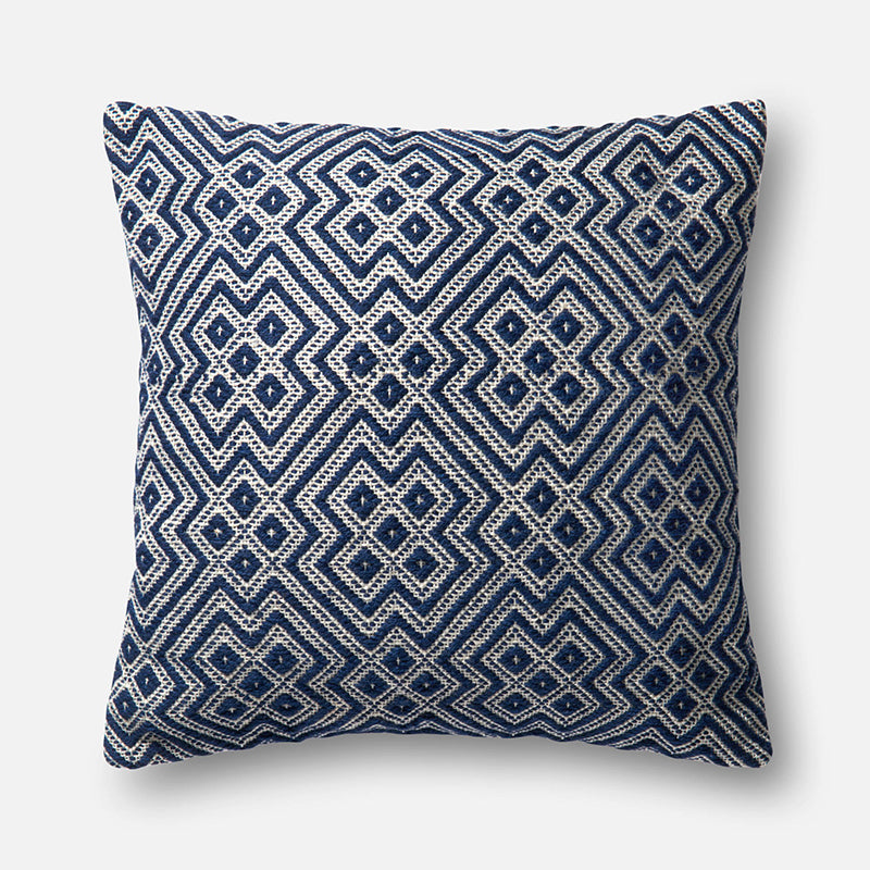 Pillow Navy/White