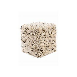 Pouf Scp07 16"X18"X18" Cube Egret