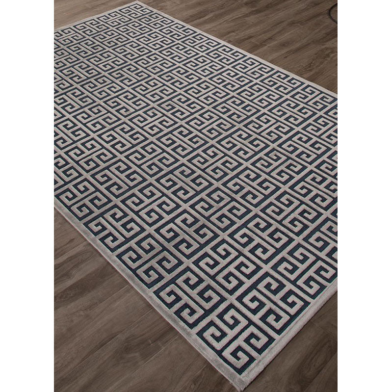 Fb113 7'6"X9'6" Greek Dress Blues/Gray Violet