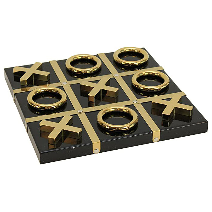 Black/Gold Tic Tac Toe