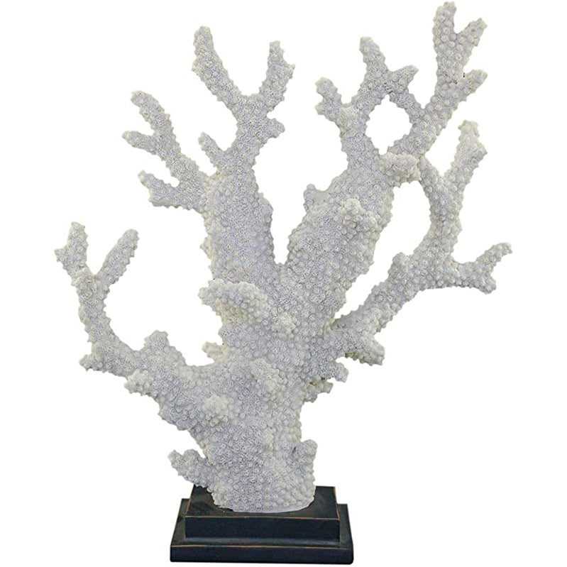 Resin Coral Sculpture White