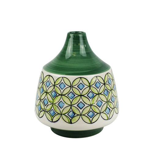 Ceramic Vase, Green