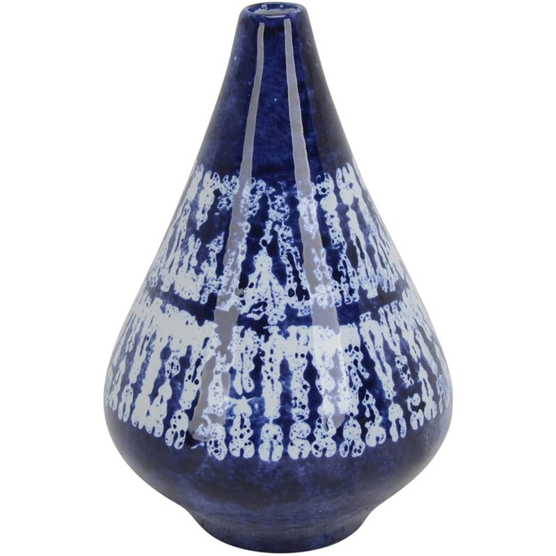 Decorative Ceramic Vase, Blue/White