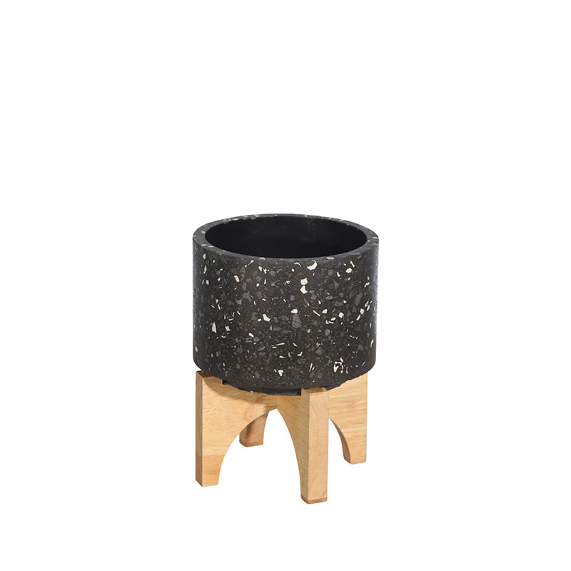 Terrazo 5.25 Planter On Stand-01