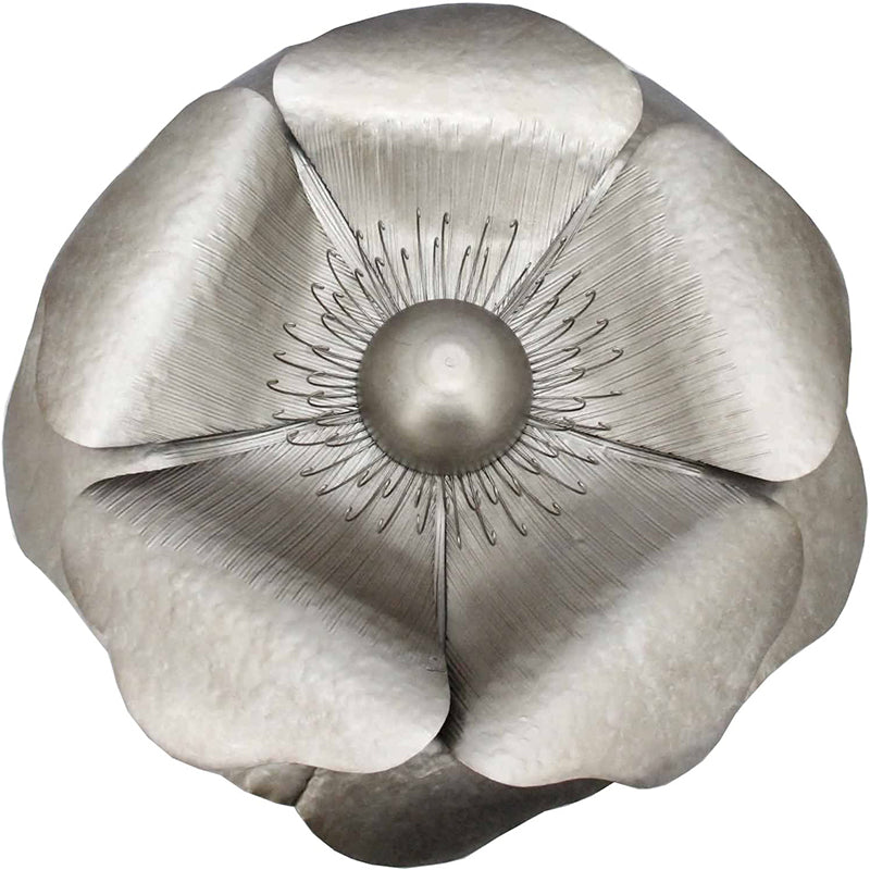40.50"Metal Poppy Wall