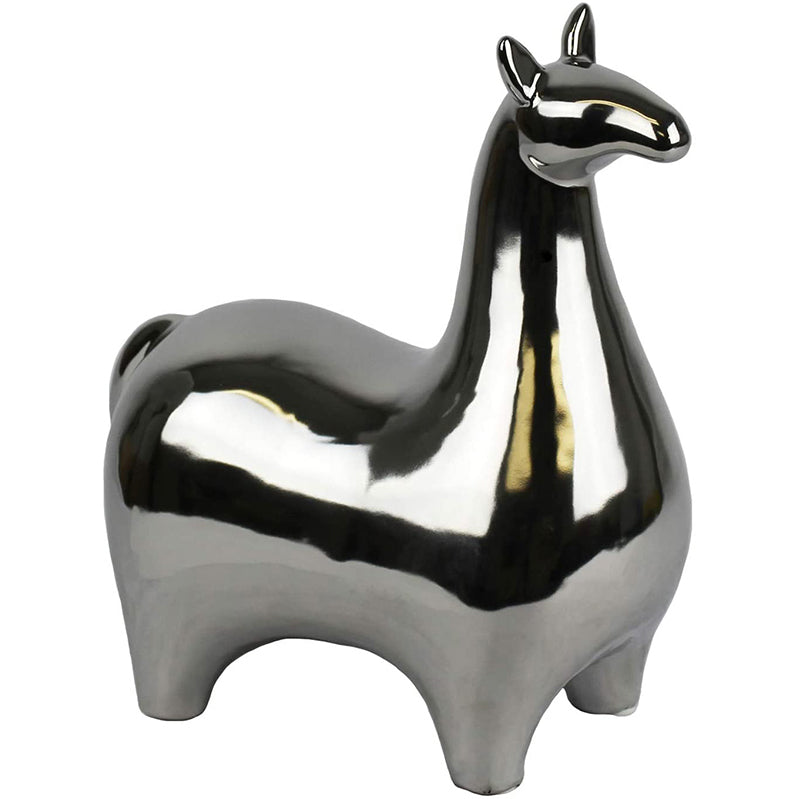 Cercamic Horse 10"/Silver