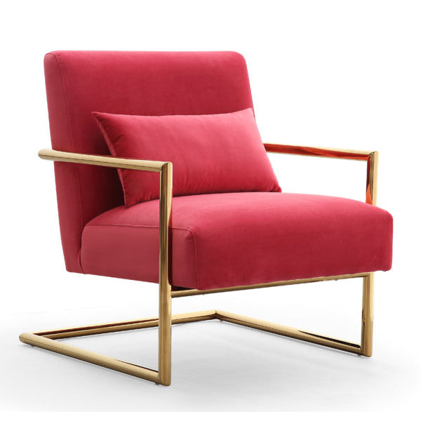 Elle Pink Velvet Chair