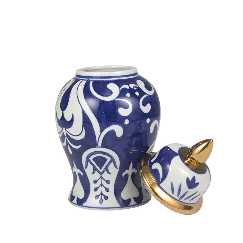 White/Blue Temple Jar Bold