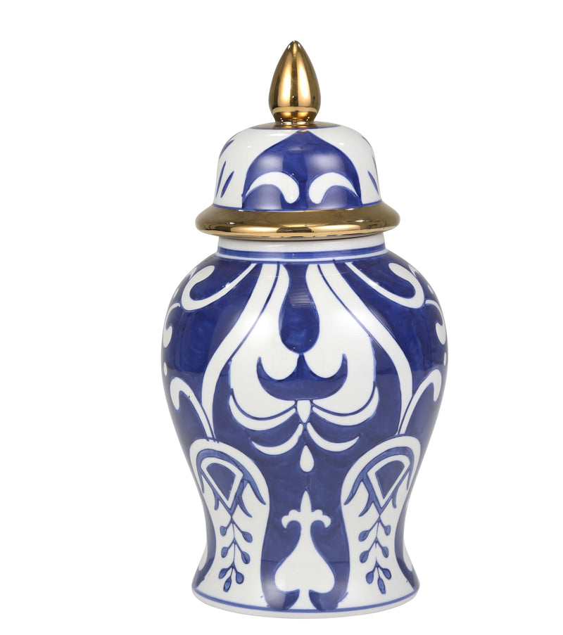 White/Blue Temple Jar Bold