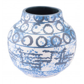 Ree Sm Vase Blue & White
