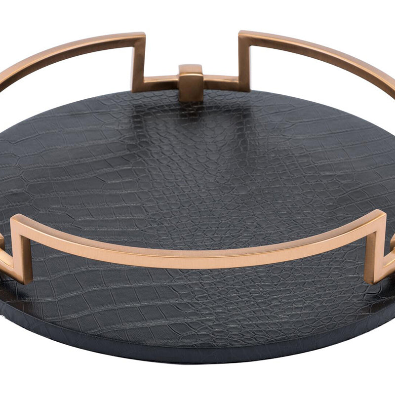 Round Tray Black