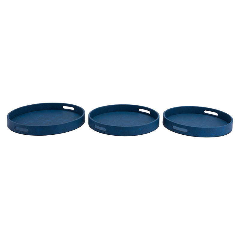 Catania Lizzard Skin Medium Tray Navy