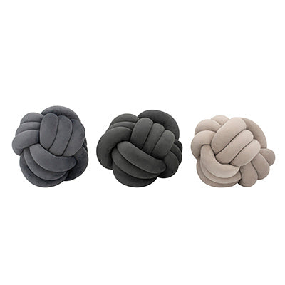 Knots Ball Cushion Pink 10"