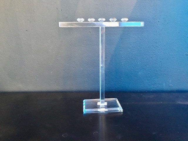 Mayfair Glass Jewelry Rack With Knobs