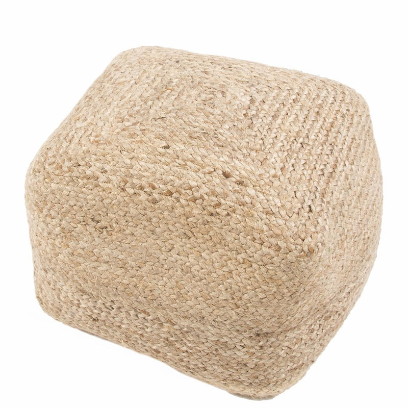 SAA02 18"x18"x12" Pouf Warm Sand